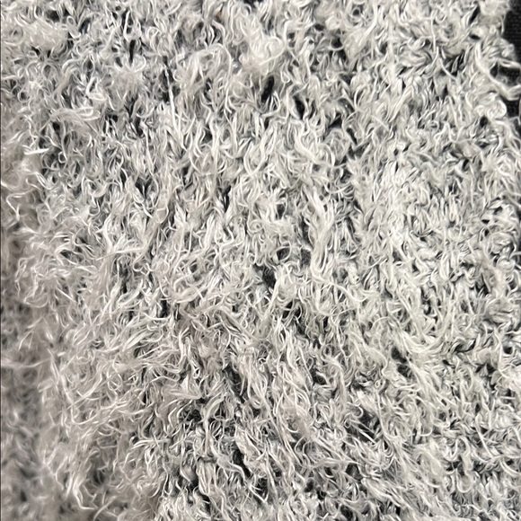Kensie White Fuzzy Cardigan - Picture 3 of 12